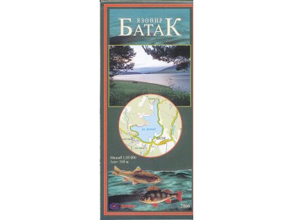 mapa Batak jezero 1:35 t.