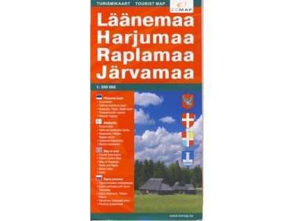 mapa Estonia northwest 1:200 t. Laanemaa