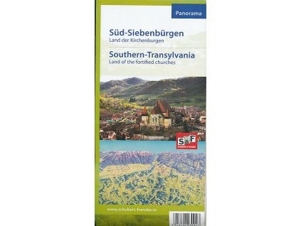 mapa Southern Transylvania panoramatická