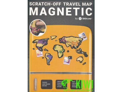 nástěnná mapa Svět stírací Magnetic World