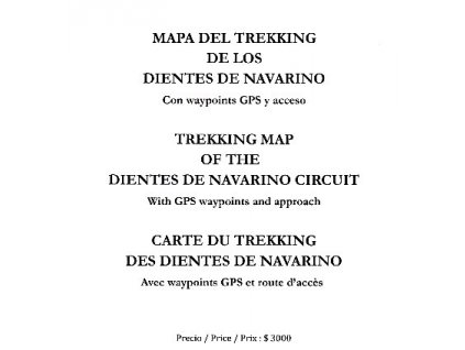 mapa Dientes de Navarino 1:42,7 t.