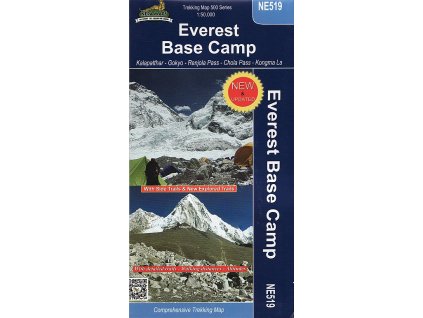 mapa Everest Base Camp 1:50 000