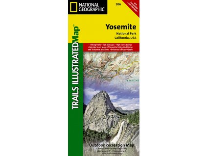 mapa Yosemite 1:80 t. NGS voděodolná