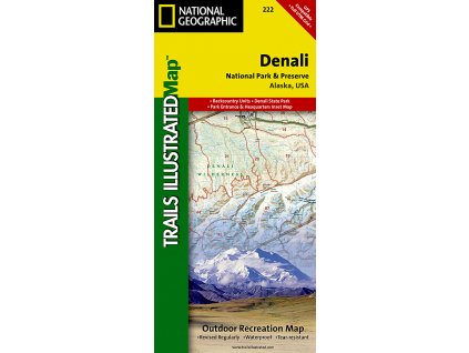 mapa Denali NP NGS