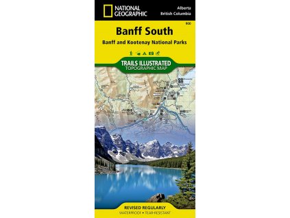 mapa Banff south 1:100 t. National Geographic voděodolná