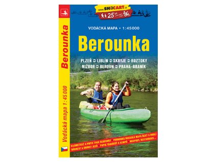 Berounka - vodácká mapa