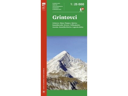 Grintovci  (Grintovec) - turistická mapa