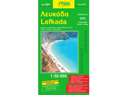 mapa Lefkada 1:50 t. (Orama)