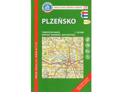 Plzeňsko -  mapa KČT č.31