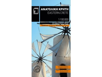 mapa Eastern Crete 1:100 t. laminovaná