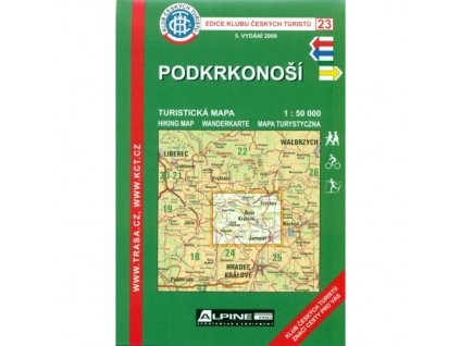 Podkrkonoší -  mapa KČT č.23