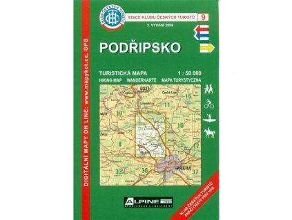 Podřípsko -  mapa KČT č.9