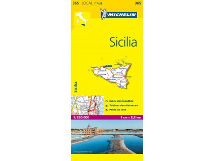 mapa Sicilia (Sicílie) 1:200 t.