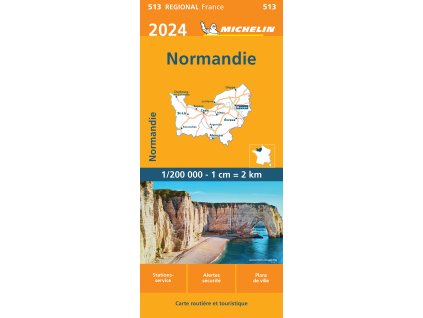 mapa Normandy (Normandie) 1:200 t.