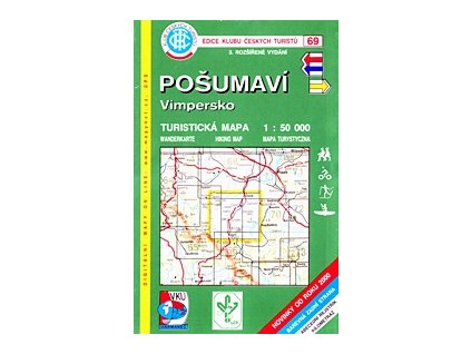 Pošumaví -  Vimpersko -  mapa KČT č.69