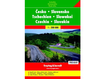 Česko a Slovensko - autoatlas 1:200 000