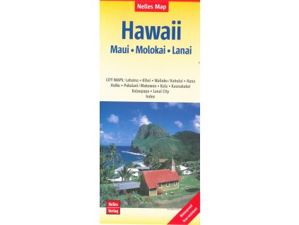 mapa Hawaii - Maui, Molokai, Lanai 1:150 t. voděodolná