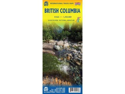 british columbia travel map itm 1130 1 p