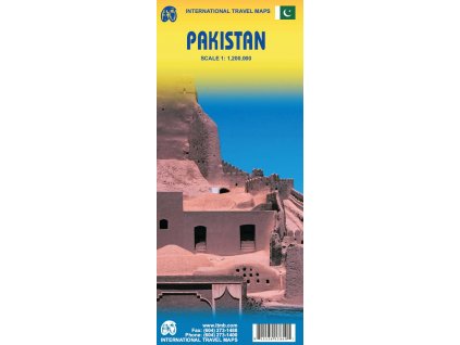 mapa Pakistan 1:1,2 mil. ITM