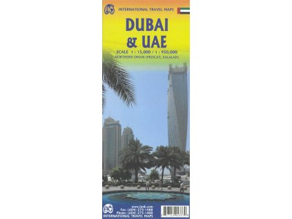 plán Dubai 1:15 t.,UAE 1:950 tis. ITM