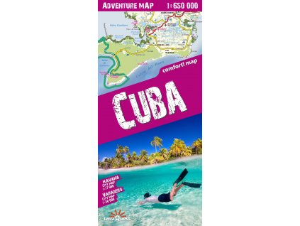 mapa Cuba 1:650 t. laminovaná
