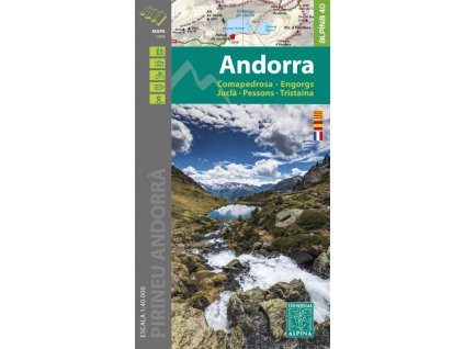 mapa Andorra 1:40 t.