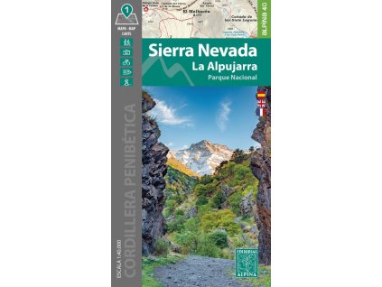 mapa Sierra Nevada 1:40 t.