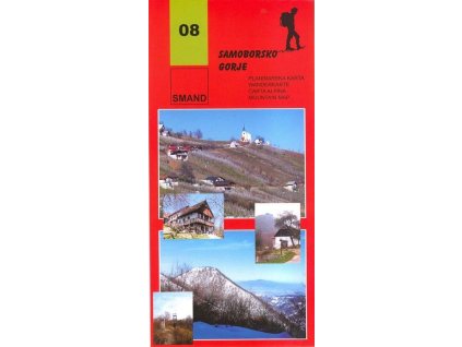 mapa Samoborsko gorje 1:25 t.