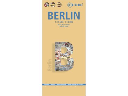plán Berlin (Berlín) 1:11,5 t. -1:18 t. laminovaný