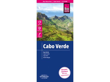 mapa Cabo Verde (Kapverdské ostrovy) 1:135 t.