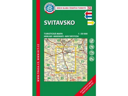 Svitavsko -  mapa KČT č.50