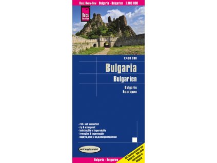 mapa Bulgaria 1:400 t. voděodolná