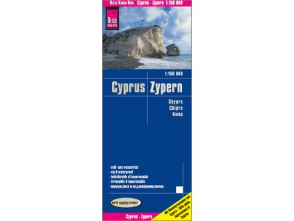 mapa Cyprus (Kypr) 1:150 t. voděodolná