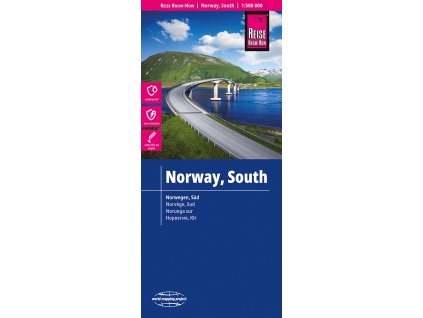 mapa Norway south 1:500 t. voděodolná