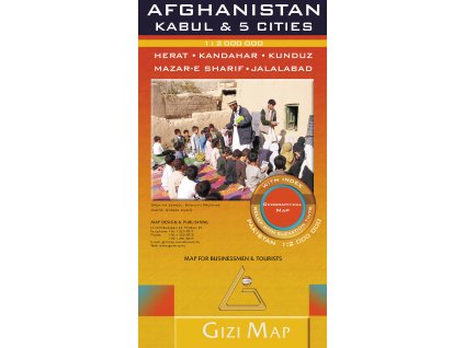 mapa Afghanistan 1:2 mil. geographical