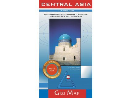 mapa Central Asie road map 1:1,75 mil.