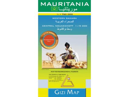 mapa Mauritania 1:1,75 mil.