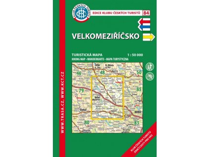 Velkomeziříčsko -  mapa KČT č.84