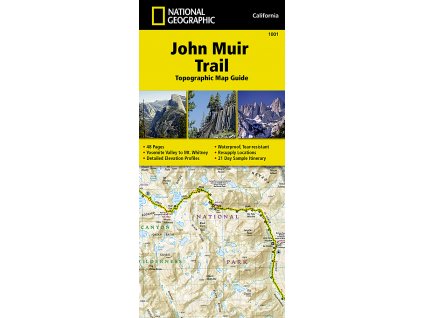 John Muir trail map guide