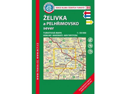 Želivka a Pelhřimovsko sever - mapa KČT č.44