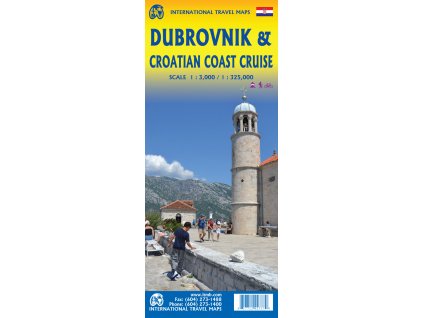 mapa Dubrovnik & Croatian Coast Cruise 1/3t.-1/325t. ITM