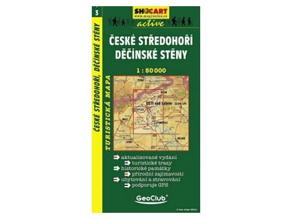 České středohoří, Děčínské stěny (turistická mapa č. 3)