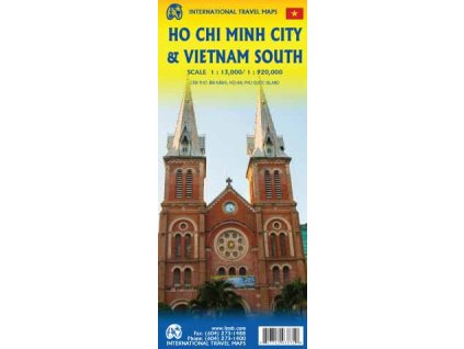 mapa Ho Chi Minh (Saigon) 1:13 t., Vietnam South 1:920 t