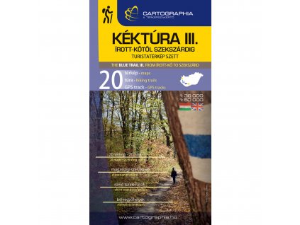 Kektura III turistaterkep szett Del Dunantul Irott ko Szekszard Cartographia 97896335393541