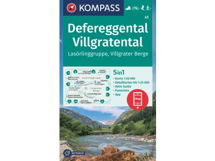 Defereggental / Villgratental / Lasörlinggruppe (Kompass - 45)