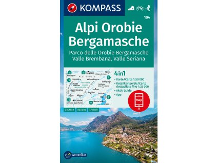 Alpi Orobie, Bergamasche (Kompass - 104)