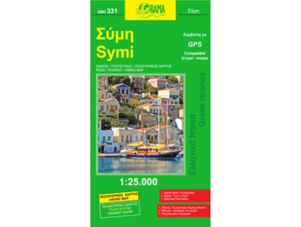 mapa Symi (Simi) 1:25 t.