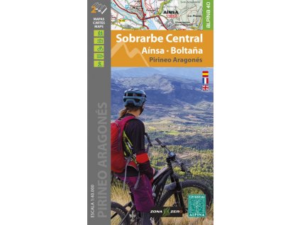 Sobrarbe Central - Ainsa - Boltana - Pirinea Aragones 2 mapy 1:40 t.
