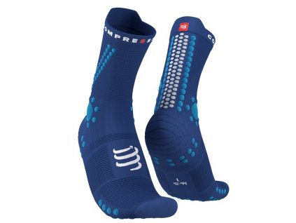 Compressport ponožky Pro Racing - modrá