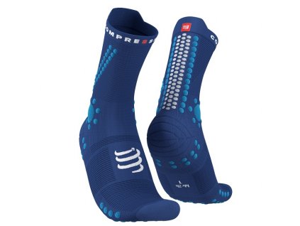 Compressport ponožky Pro Racing Trail - tmavomodrá
